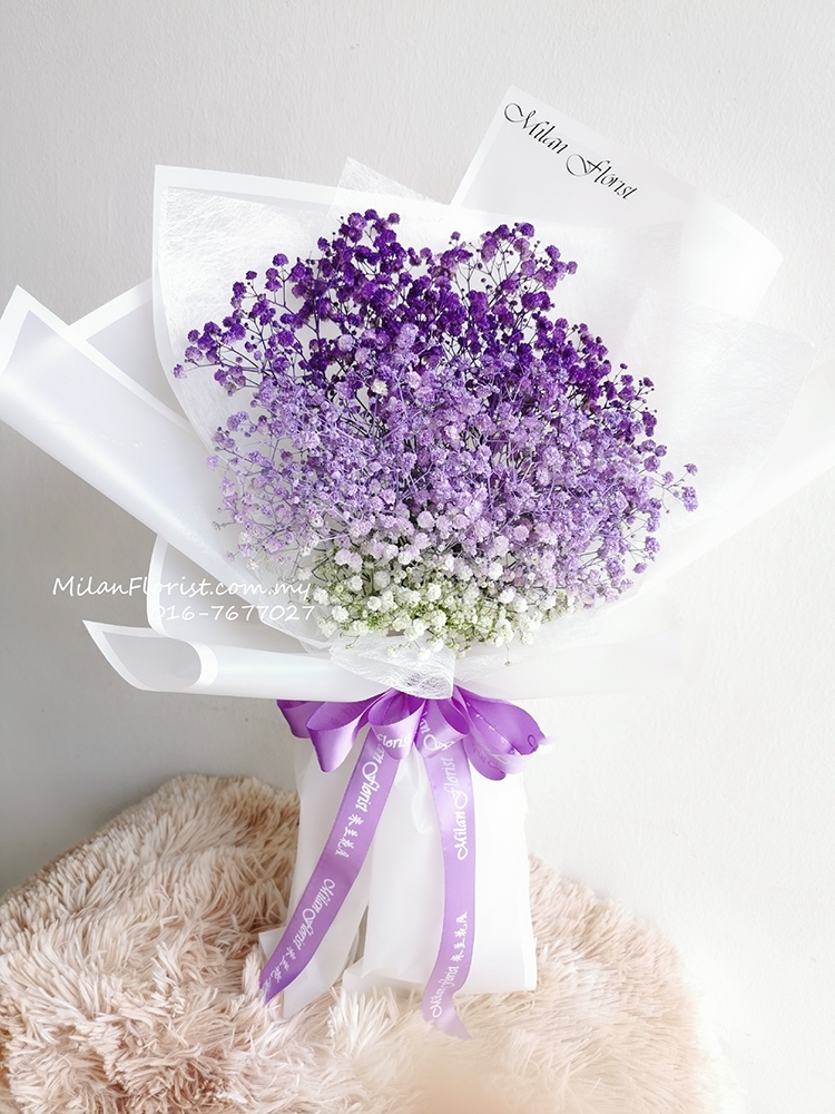 Milan Florist Baby Breath Bouquet 米兰满天星花束09